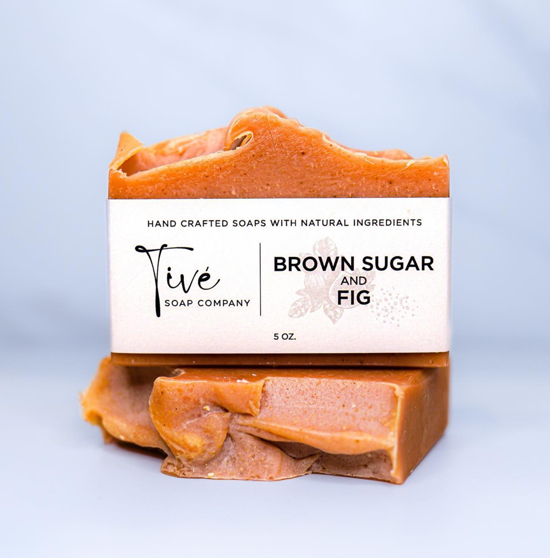 Brown Sugar and Fig Hand Crafted Natural Soap, Close Up